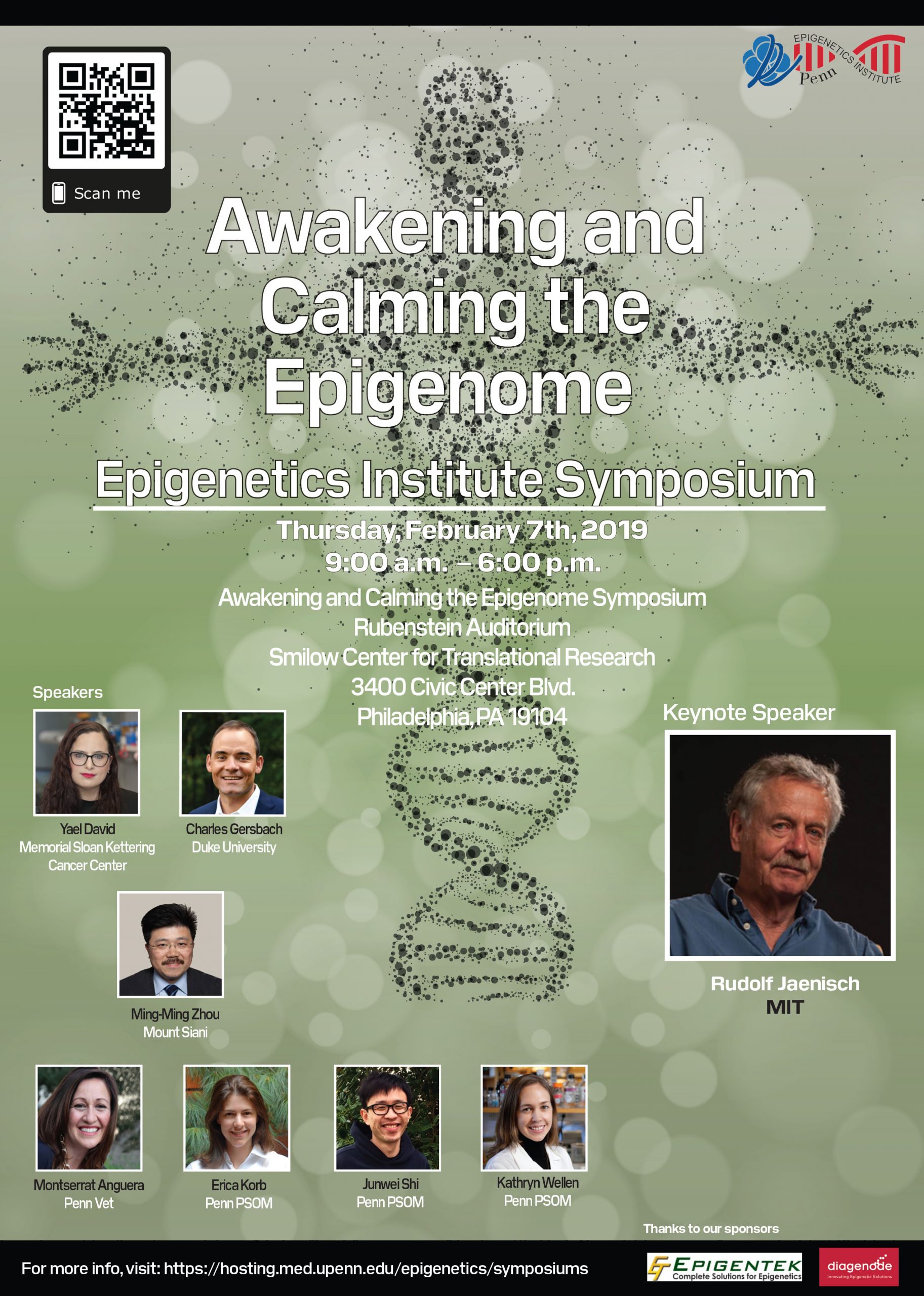 2019 Awakening and Calming The Epigenome Symposium