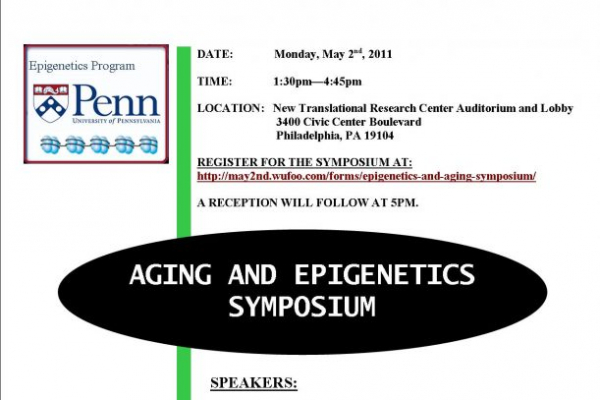Epigenetics and Aging Symposium 5/2/11