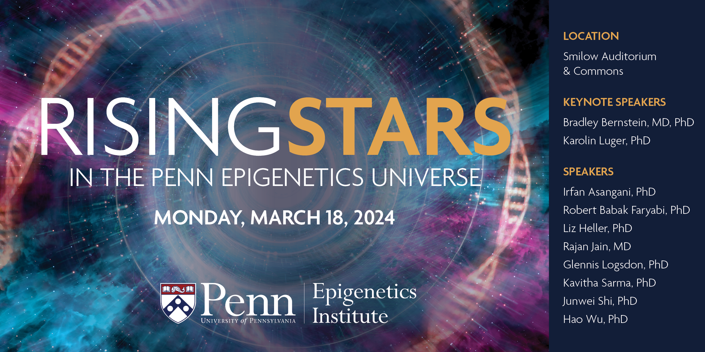 2024 Rising Stars in the Epigenetics Universe Symposium