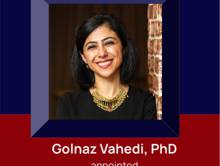 Golnaz Vahedi appointed Epigenetics Institute co-Director